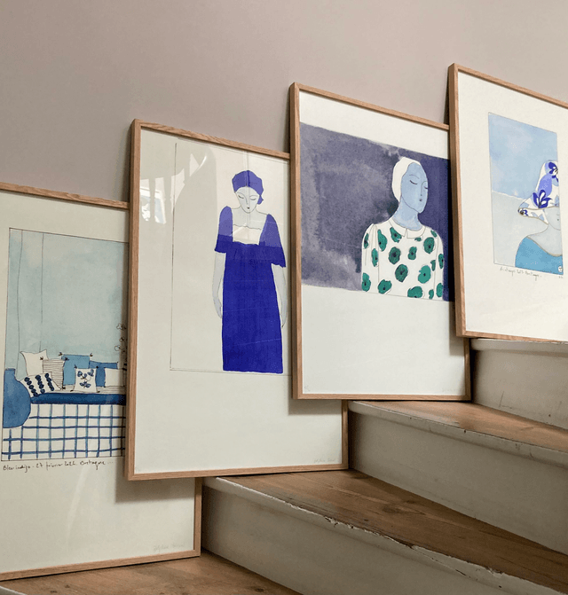 Les coussins bleus - Impression n°50